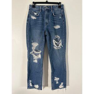 Flying Monkey Ultra High Rise Straight Ripped Jeans Size 26